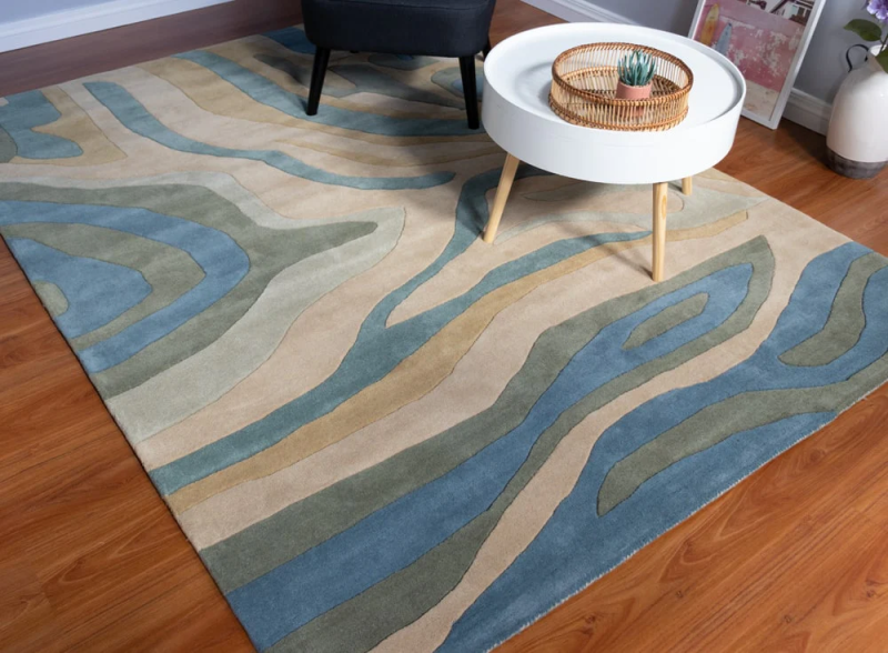 Modern Artistry Canvas Wool Rug
